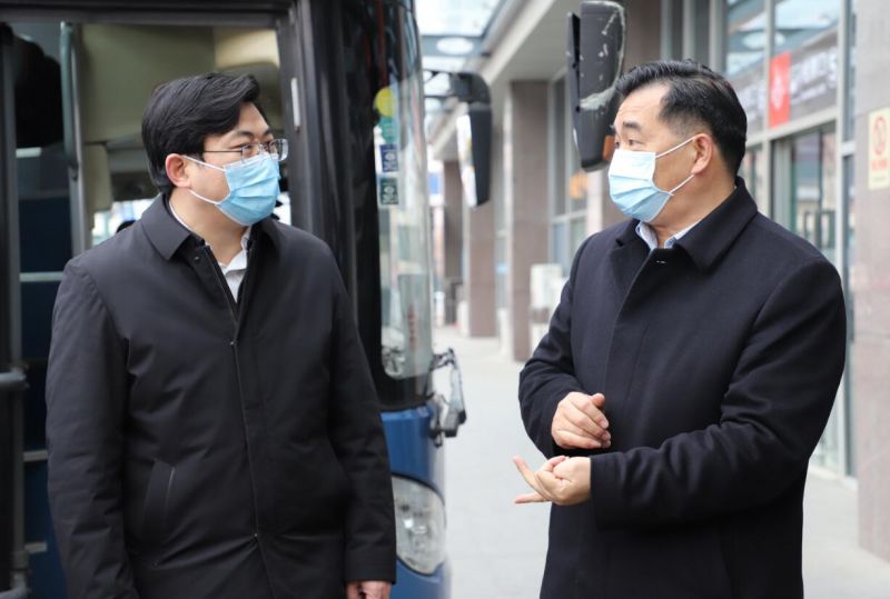 市委常委、武進(jìn)區(qū)委書記喬俊杰督查武進(jìn)汽車站春運及疫情防控工作